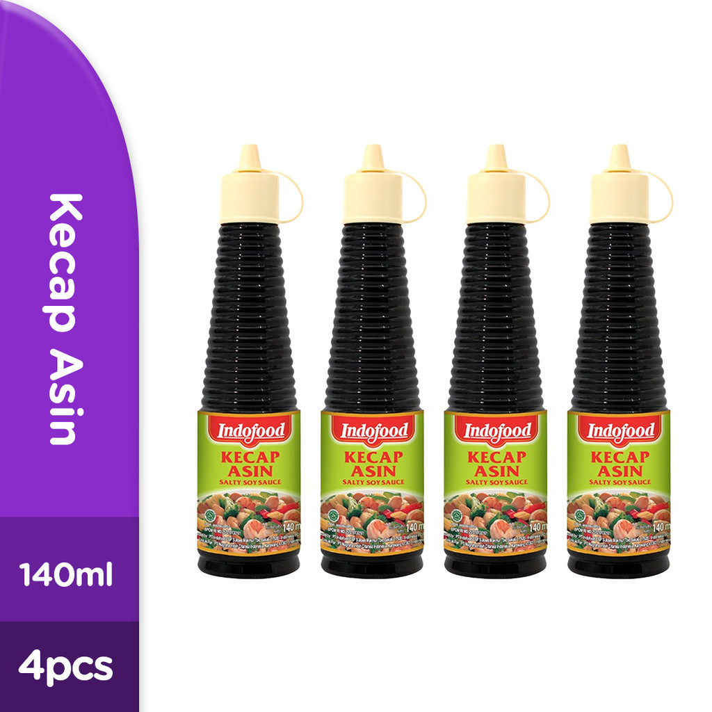 

4 PCS - Kecap Asin Pet 140 ml