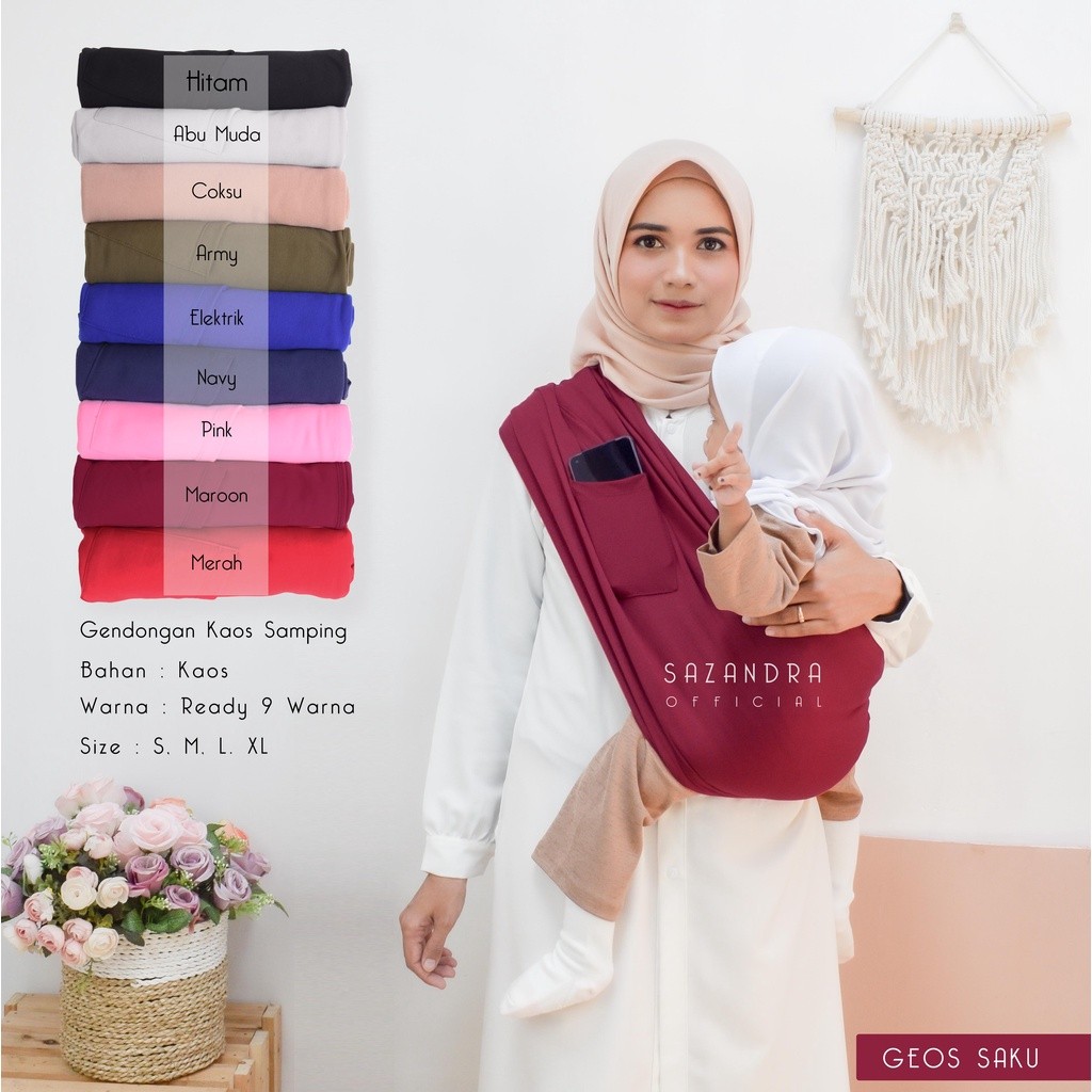 Gendongan / Gendongan Bayi / Gendongan kaos / Gendongan Bayi Samping / gendongan bayi geos/Terbaru