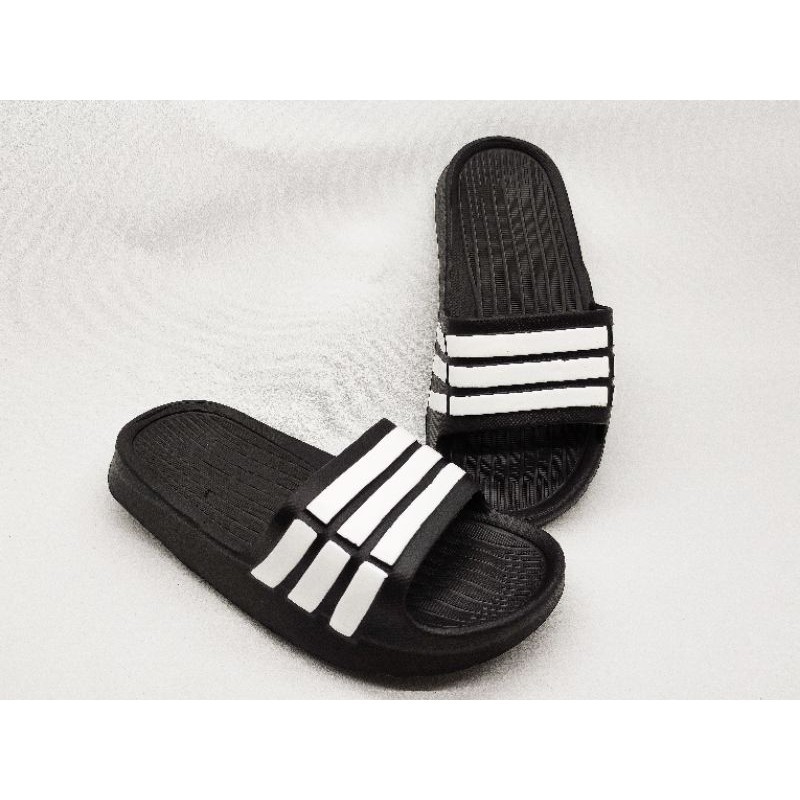 ORIGI - SANDAL KARET GARIS 3 TERMURAH / SANDAL SLIPON ORIENTAL /SANDAL CASUAL PRIA & WANITA / SANDAL
