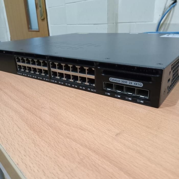 Cisco Catalyst 3650 24 Port Data 4x1G Uplink Lan Base WS-C3650-24TS