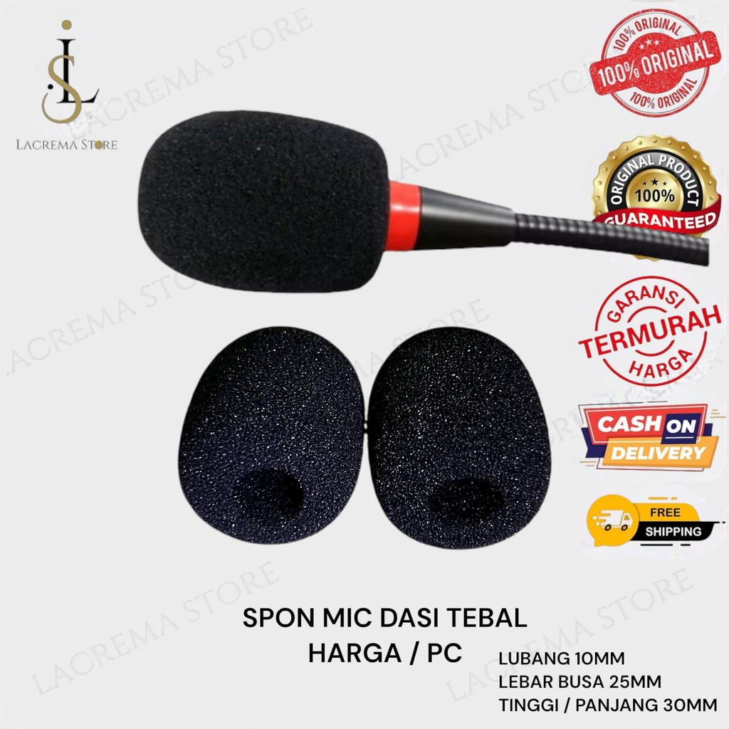 SPON MIC DASI MICROPHONE | BUSA MIC HEADSET | SPONGE MIC HEADSET | COVER MICROPHONE BUSA FOAM MIC HE