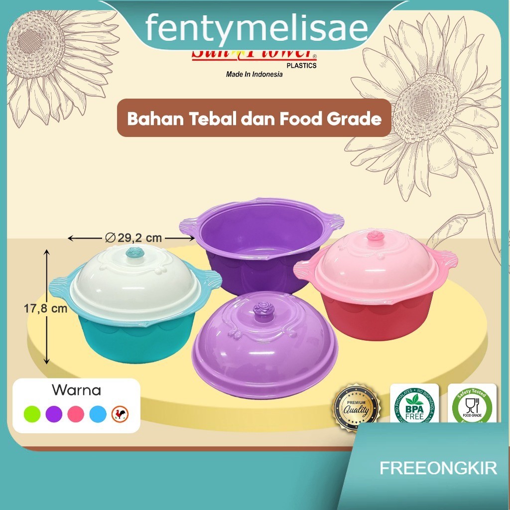 fentymelisae Basi Ayam Bulat Putih / Basi Tutup Bulat Savoy