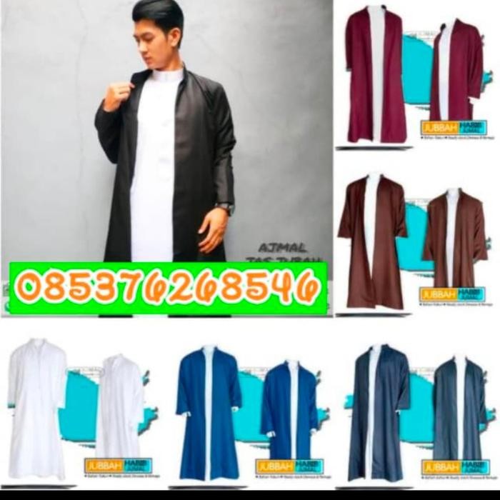 Jubah Luar luaran pria import merk ajmal - Anak Anak