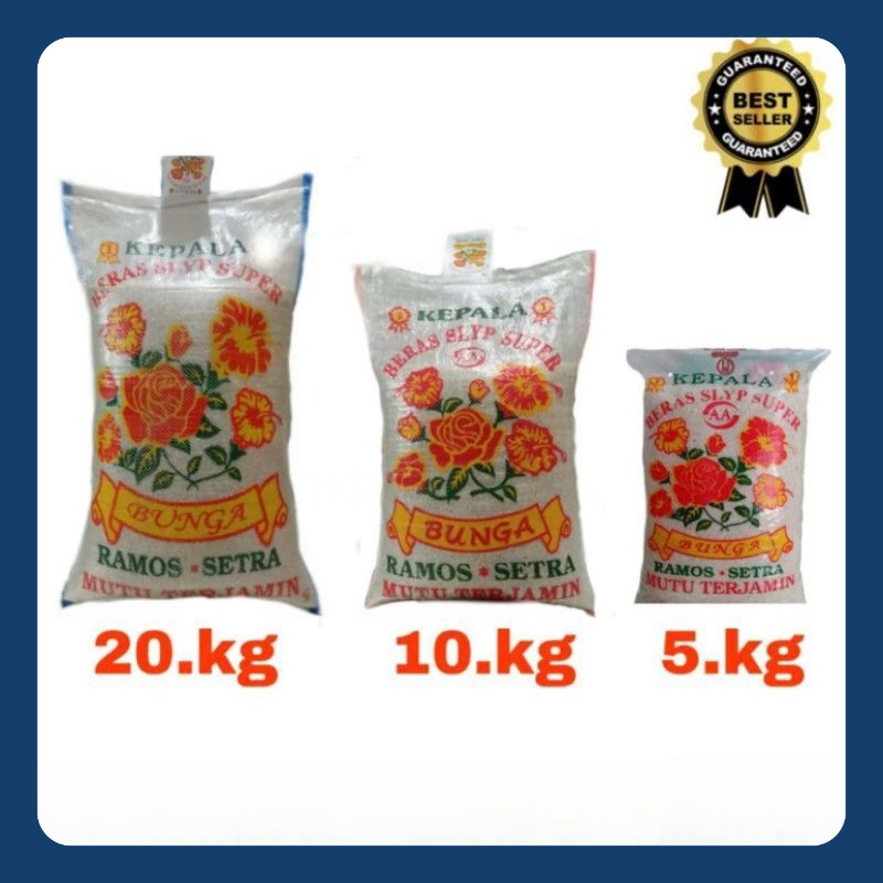 

BERAS CAP BUNGA 5KG 10KG 20KG