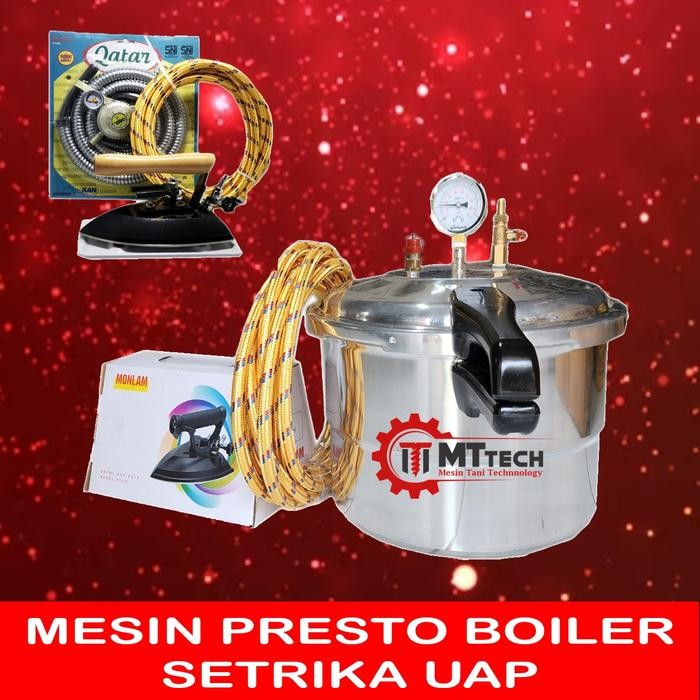Mesin Presto Setrika Uap - 8LT BOILER SJA