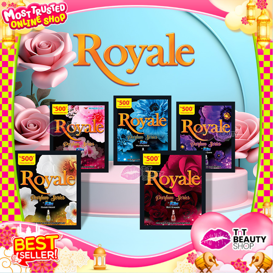 Royale Softener Sachet 13ml Softener Hijab Sachet 13ml Pewangi Renceng isi 12 Sachet | TnT Beauty Sh