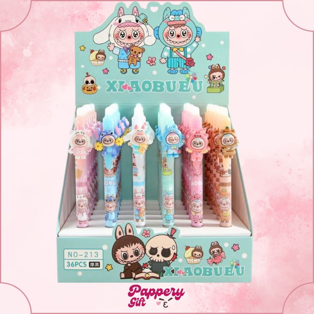 

(1pcs) Pulpen Cetek Premium Pena Hapus Motif Labubu Lisa Blackpink Import - SE0445