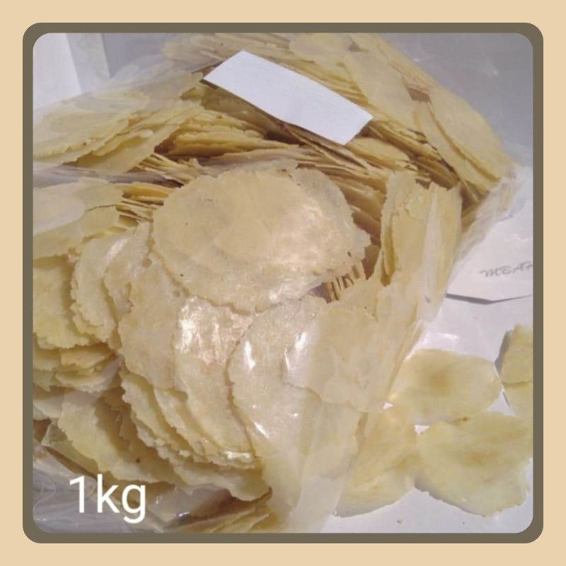 

emping melinjo 1kg super tipis original