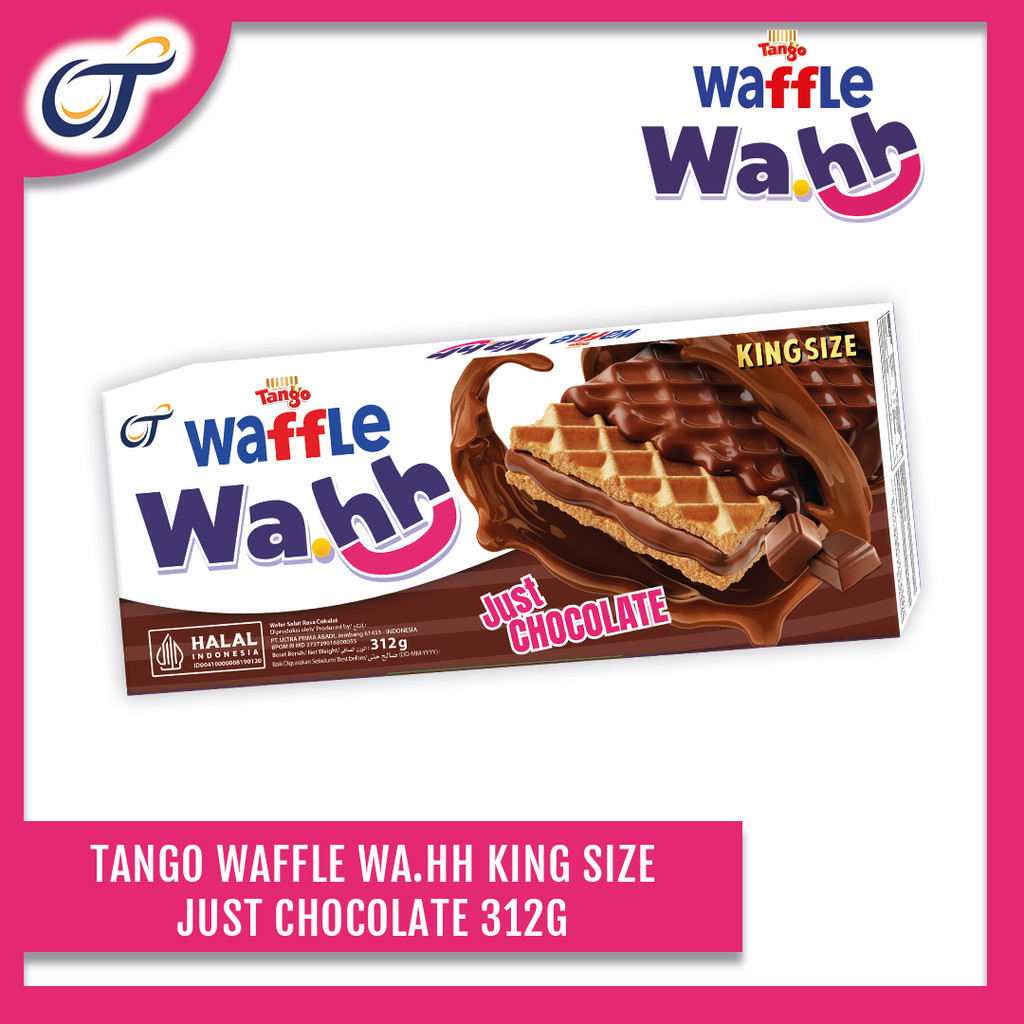 

Tango Waffle Wa.hh King Size Just Chocolate 312 Gram [1 Box]