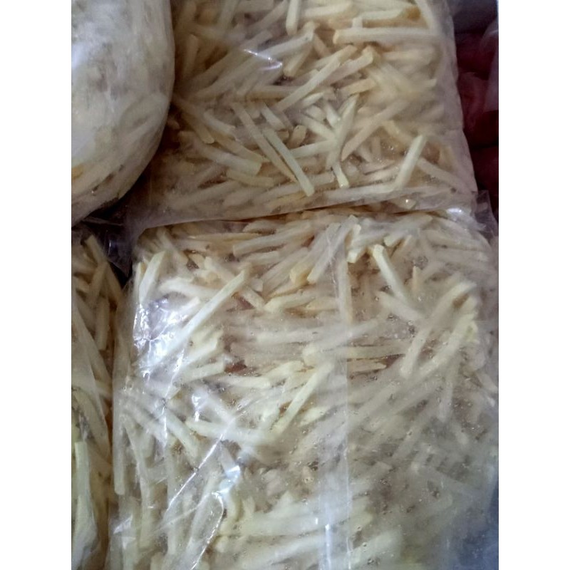 

Kentang Goreng Shoestring 1kg dan 500gr Curah