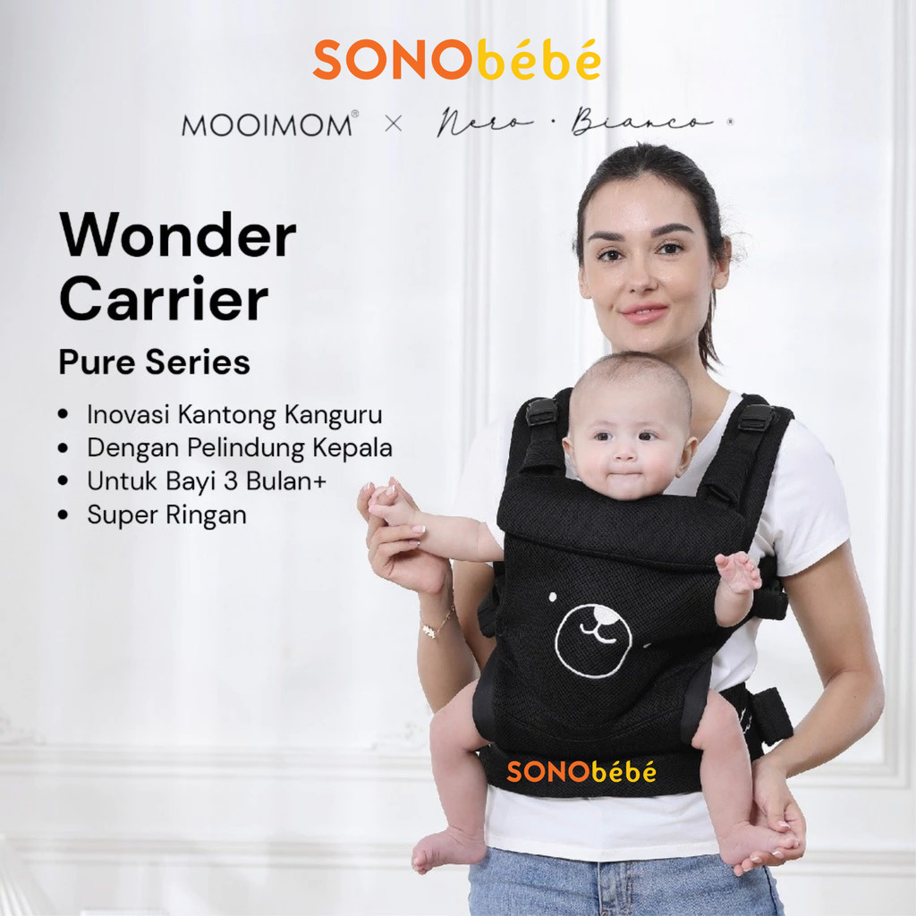 MOOIMOM SSC - MOOIMOM X Nero Bianco Wonder Carrier