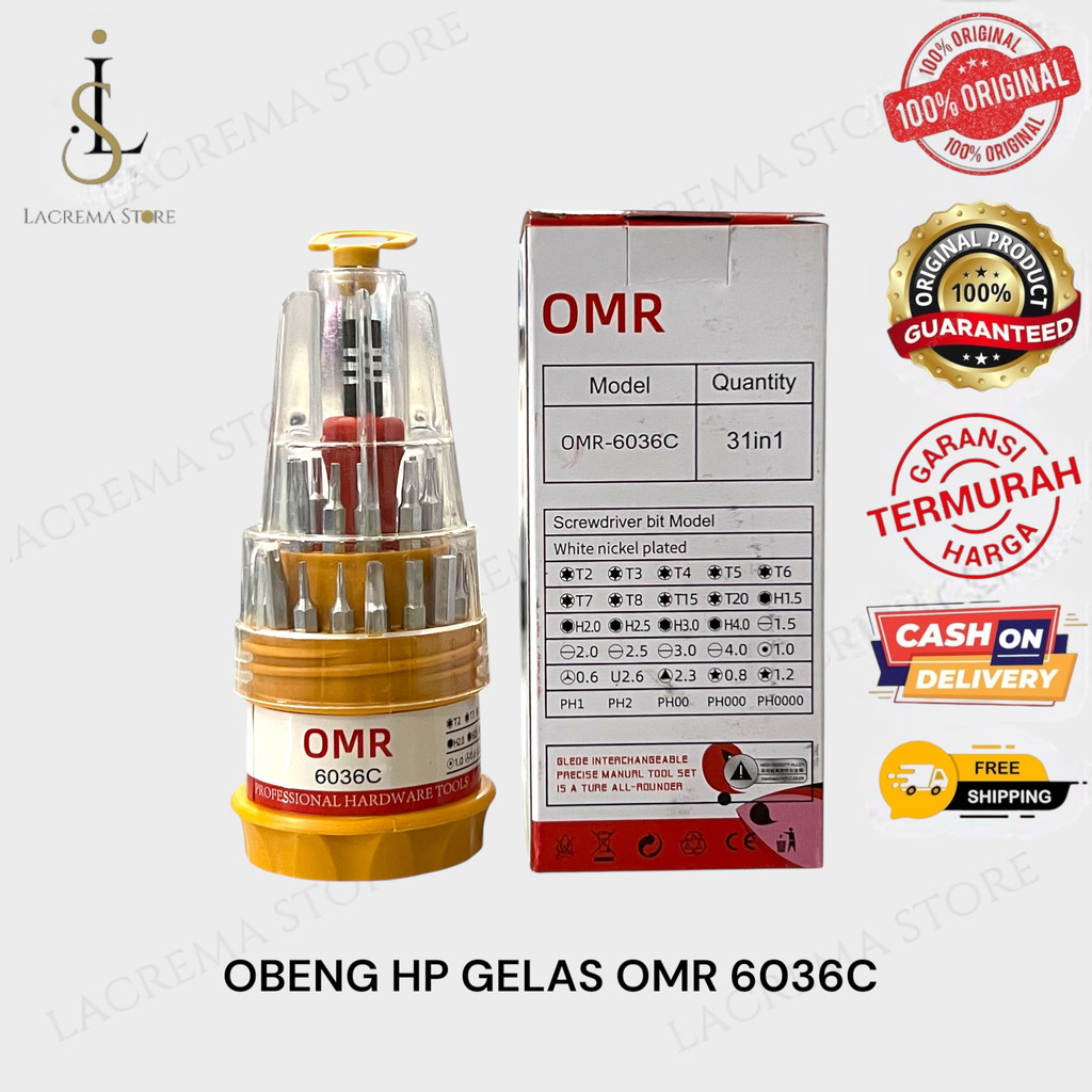 OBENG HP GELAS OMR6036C | OBENG HP OBENG KACAMATA OBENG AKSESORIS KECIL