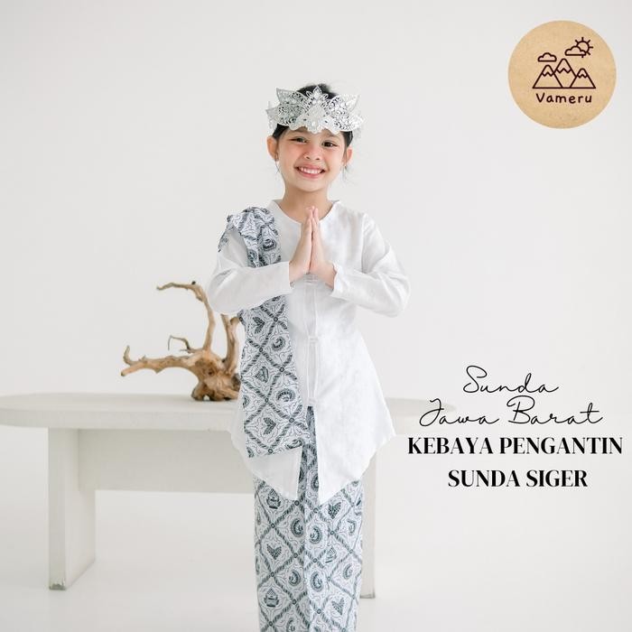 BAJU ADAT KEBAYA SUNDA ANAK PENGANTIN SIGER