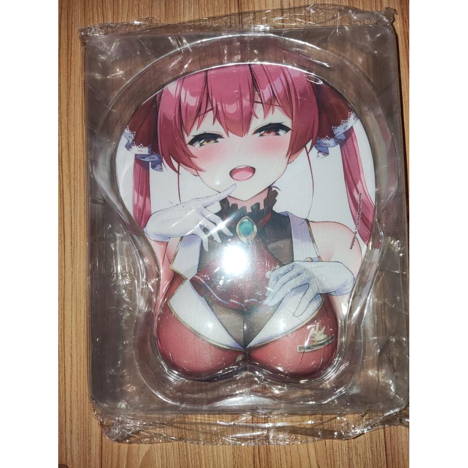 Novice Oppai Mousepad Anime Games Hololive 12