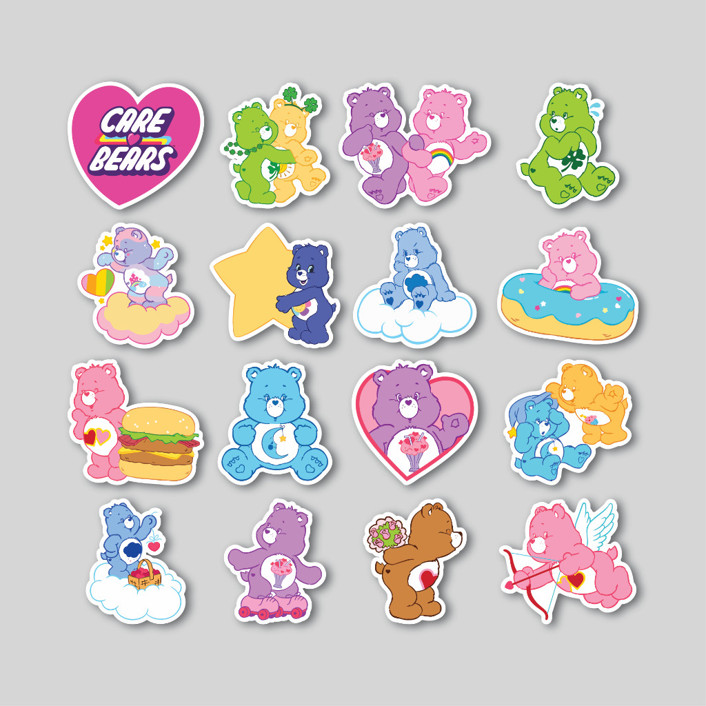 

Sticker Pack Care Bears | Sticker Tumblr | Stiker Laptop Koper Helm