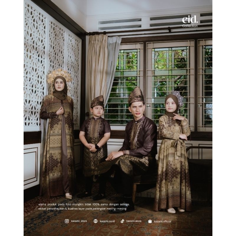 Ready️ Free Tas/Sarung/Bros - Ori Kazami - Sarimbit Meulaboh By Kazami Store Official - Gamis Dress 