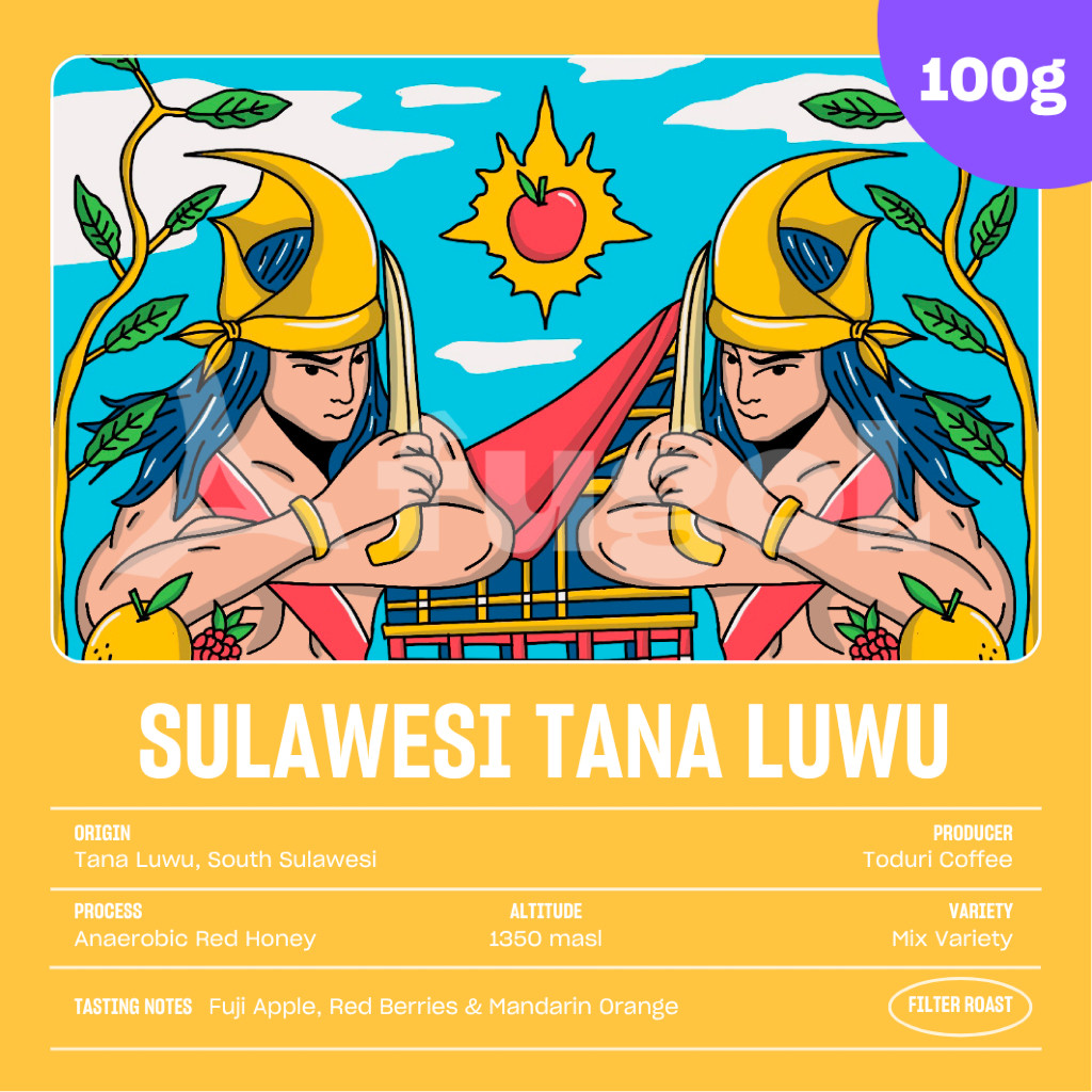 

Kopi Arabika SULAWESI TANA LUWU (100 gr) Single Orgin Specialty Coffee Arabica Terlaris