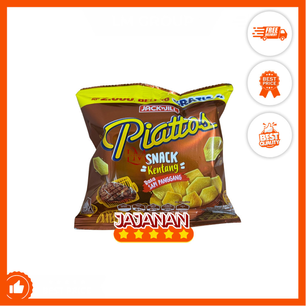 

[SERBA 2000] Piattos Snack Kentang Rasa Sapi Panggang 1 pcs 15gr Jajanan Termurah