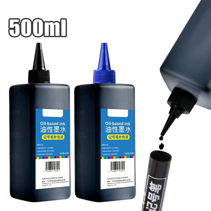 

【Brand New】500ml Tinta Spidol | Tinta Refill Spidol Permanen | Isi Tinta Spidol Permanen | Permanent Marker Ink Refill