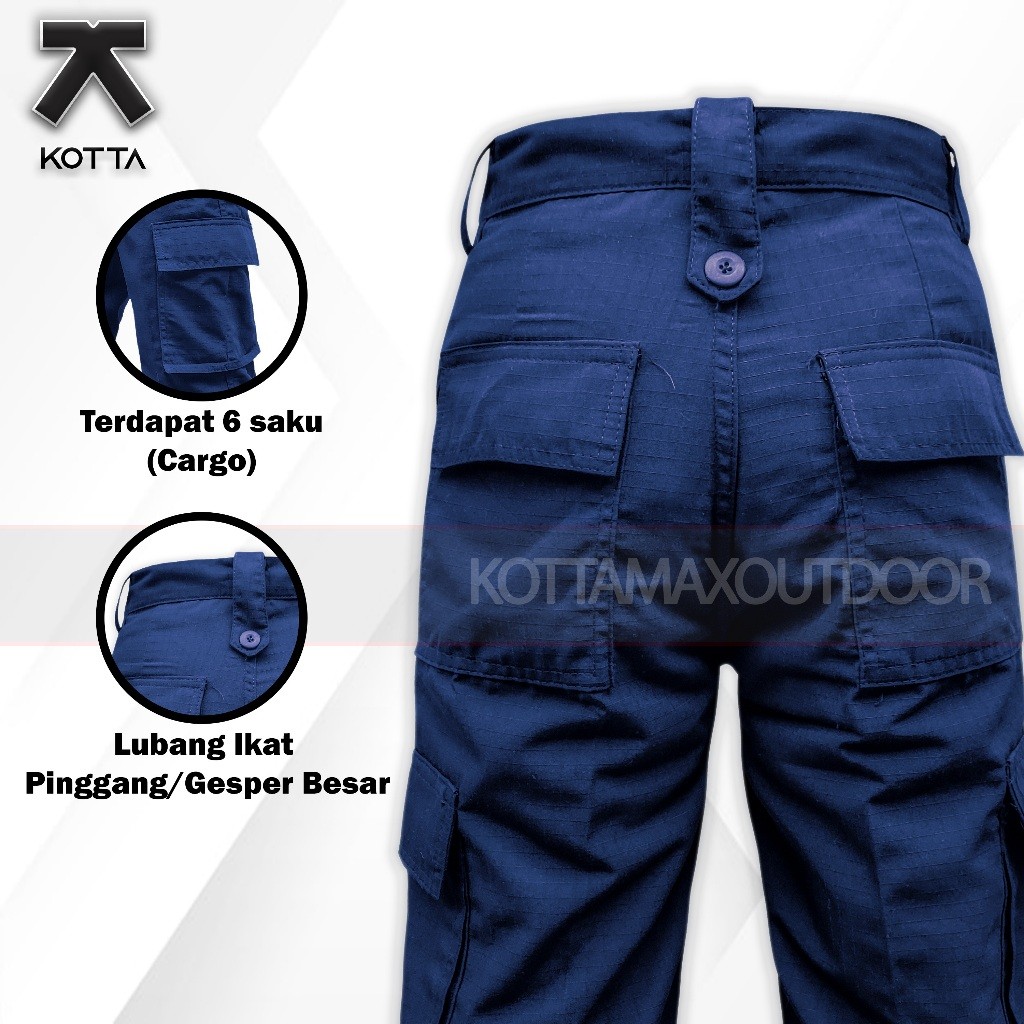 TERMURAH CELANA PDL NAVY BIRU DONGKER PANJANG CARGO LAPANGAN KERJA SATPAM DISHUB KERJA DRILL PRIA