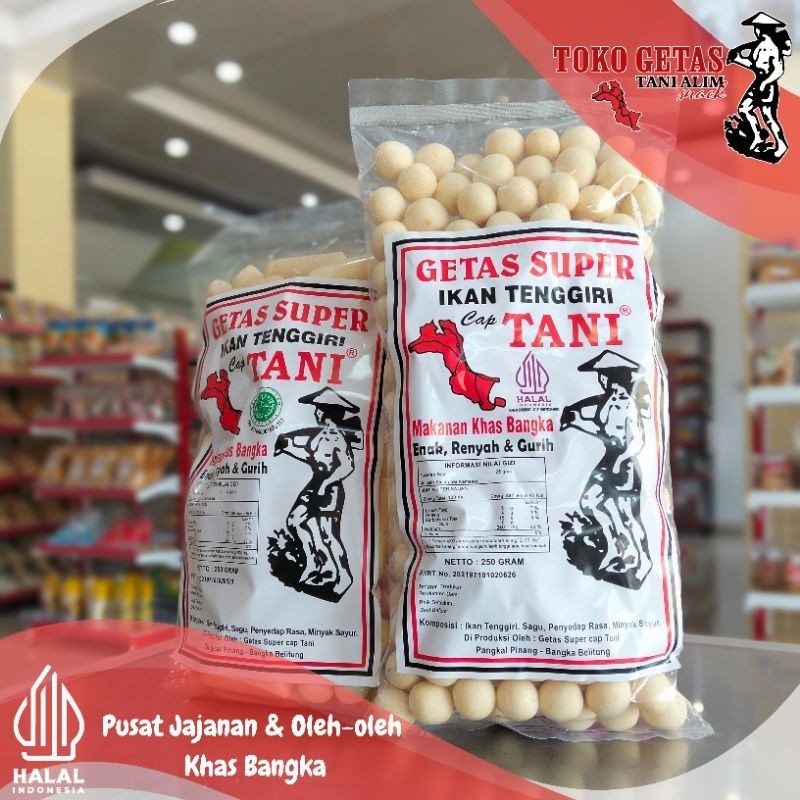 

Kerupuk / Kretek / Getas Super Cap Tani [250 gram]
