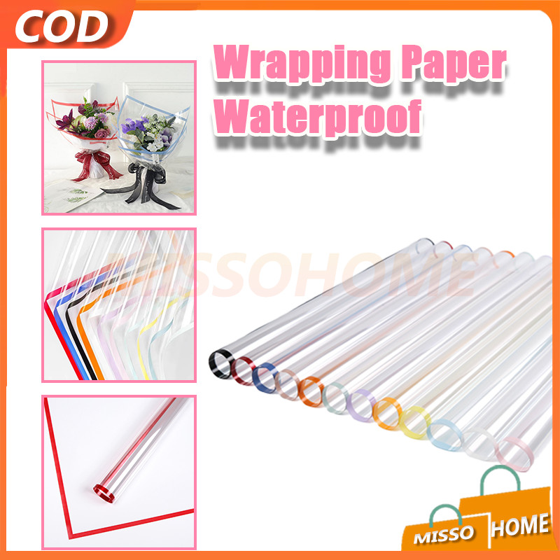 

kertas new frame transparant cellophane waterproof kertas buket bunga/Kertas Buket Bunga Transparant Waterproof/Flower Wrapping Paper