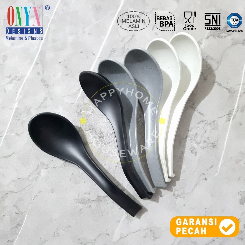 ONYX Sendok Bebek 15cm Cosmic Series Melamin Sendok Makan Saji Sendok Premium Melamine 15cm