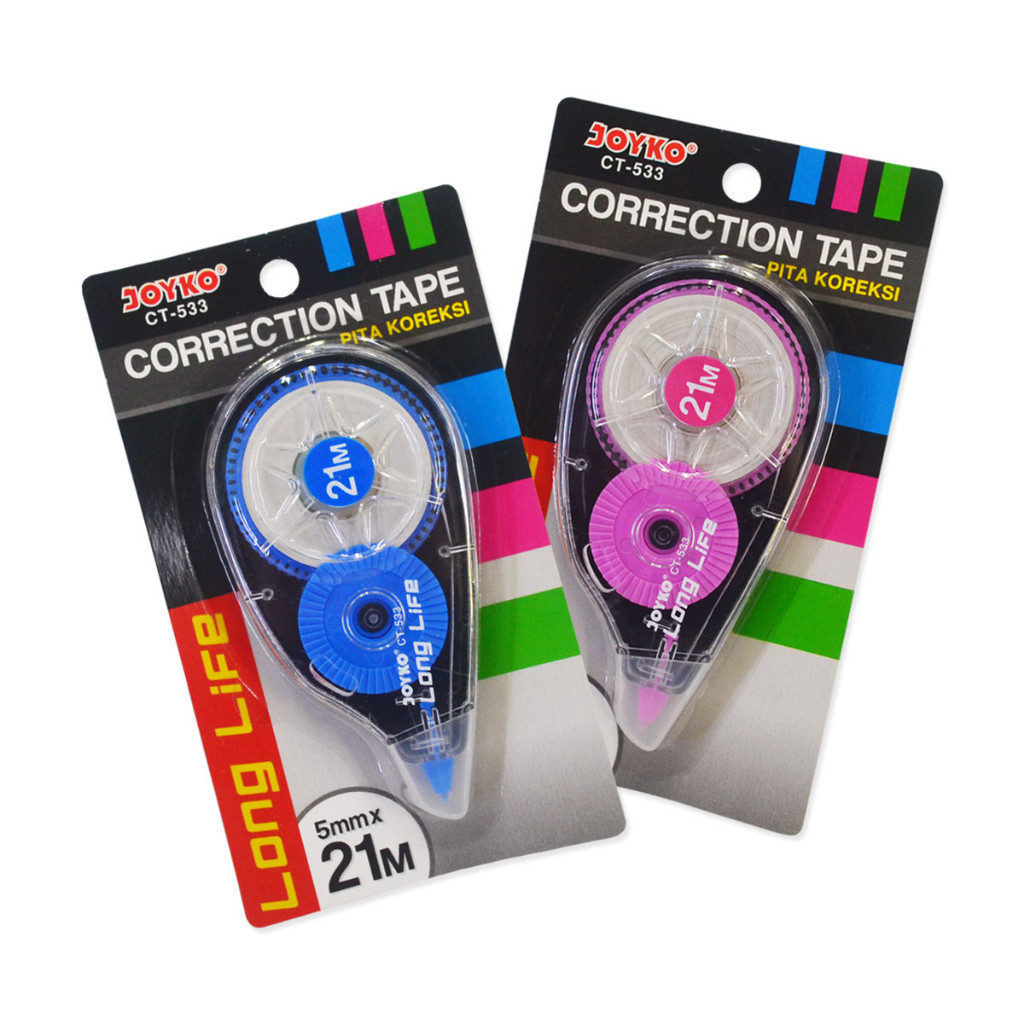 

Tipex Roll JOYKO CT-533 21M Correction Tape M&G 20M ACT-52371 ACT-52376 ACT-58372