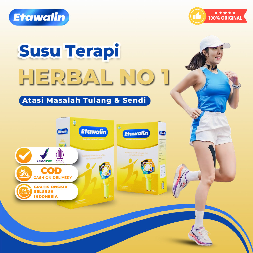 

Etawalin Atasi Masalah Tulang dan Sendi Original 2 Box