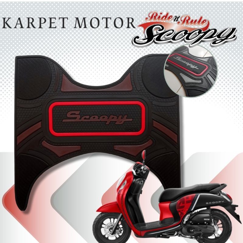 KARPET MOTOR SCOOPY 2013 sd 2024 AKSESORIS MOTOR SCOOPY