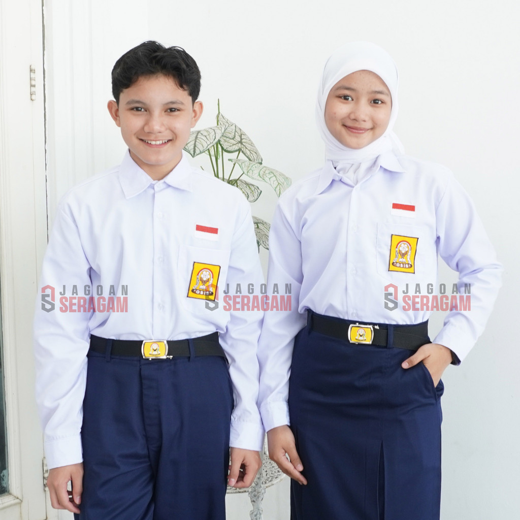 

JAGOAN SERAGAM Kemeja Putih SMP Panjang Seragam Sekolah SMP Lengan Tangan Panjang Perempuan Laki Laki Cewe Cowo
