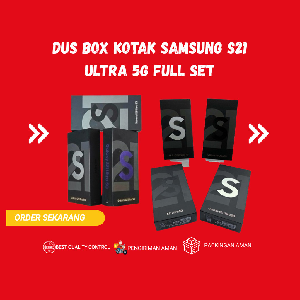 

Dus Box Kotak Samsung S21 ULTRA 5G FULLSET/BOX ONLY