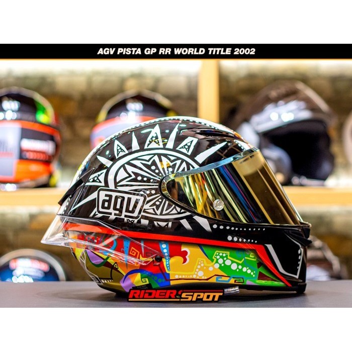 Helm Motor AGV PISTA GP RR World Title 2002 Full Face Original Touring