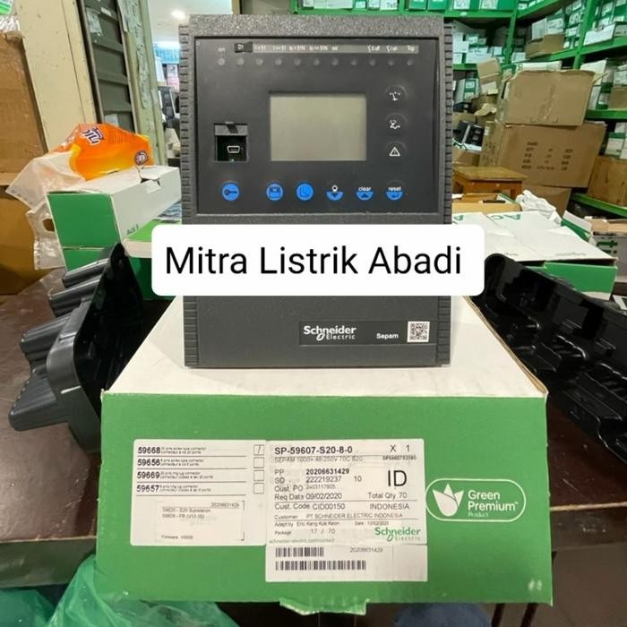 SCHNEIDER SEPAM S20 SP-59607-S20-8-0 / SEPAM 1000+ S20 SCHNEIDER