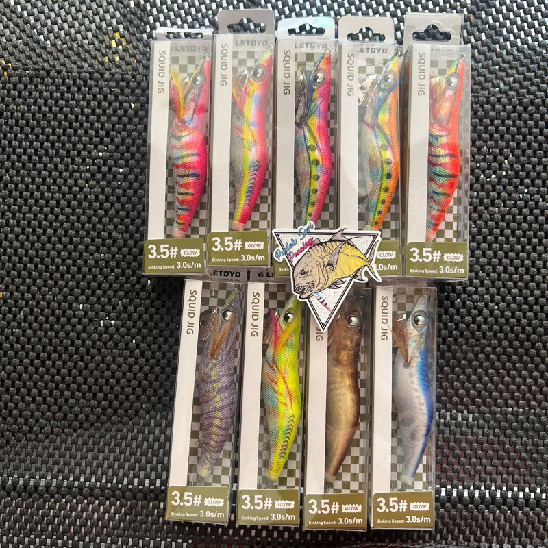 UMPAN CUMI EGY LETOYO 3.5 SQUID JIG GLOW