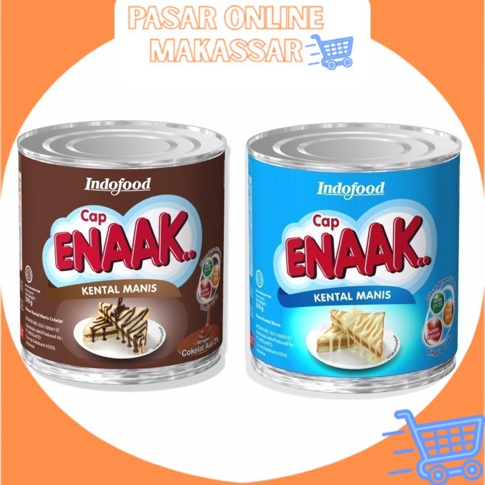 

Susu Kental Manis Kaleng Cap Enak 370g