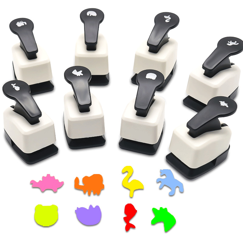 

8 pcs Paper cutter for crafts Hole Puncher Punches Tool Set Circle Flower Paper Shapes Hole for card making custom scrapbook
