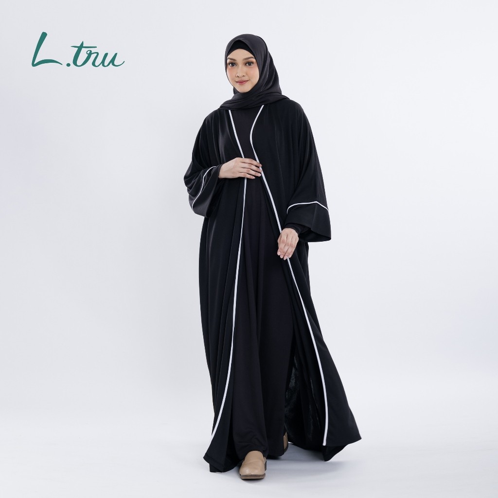 L.tru - One Set Abaya, Gamis, Pashmina | Set Abaya truEasy | One Set Lebaran | One set Couple