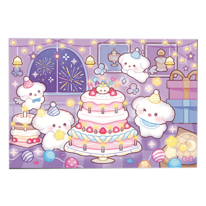 

J2 - Burning card Butter bear - Gift card terbakar - Kartu ucapan ultah