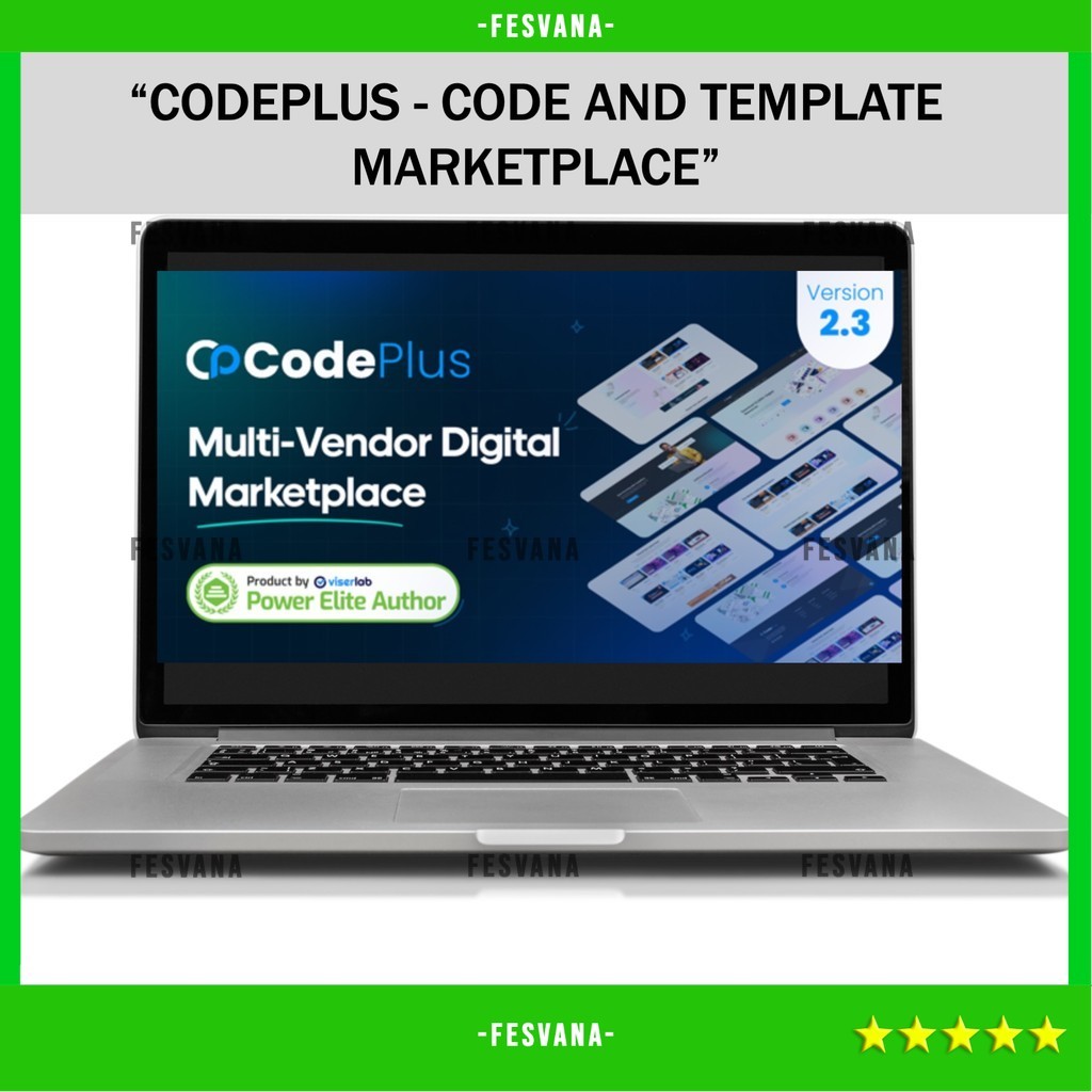 SOURCE CODE APLIKASI WEB CODEPLUS - CODE AND TEMPLATE MARKETPLACE D135 FESVANA