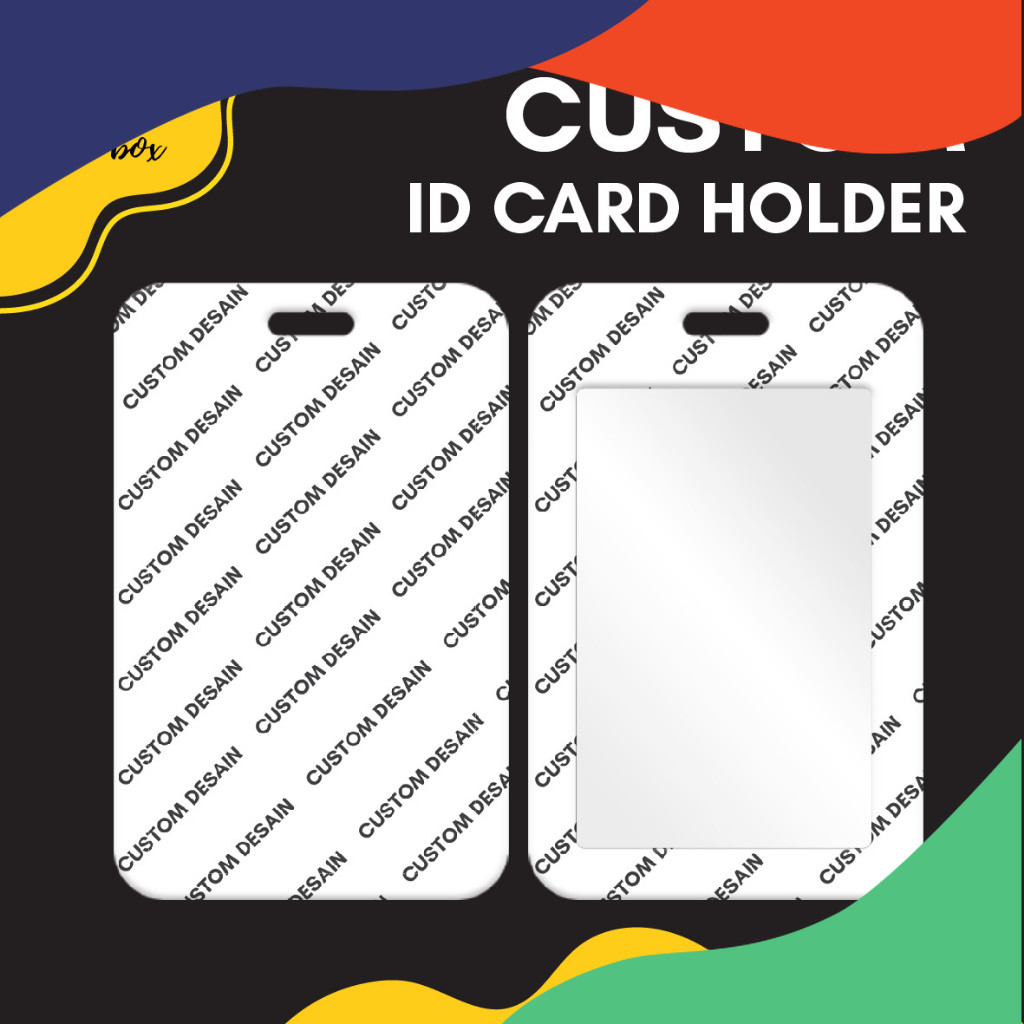 

COD CUSTOM Id Card Holder Satuan/ Cetak Gambar Sendiri Tempat Kartu / Open Custom Nametag / Name Tag / Tempat Id Card Desain Sendiri / Perusahaan / Sekolah / Kuliah SALE