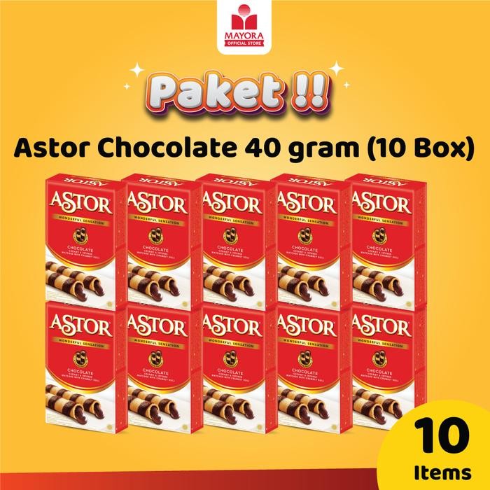 

Wafer Astor Bundle 10 pcs (@40g) Terlaris