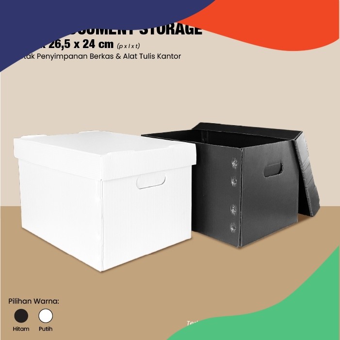 

COD Kardus Dokumen ALVAboard Box File Kantor - Tutup Pisah Ukuran 36,5x26,5x24 cm (P x L x T) HOTT