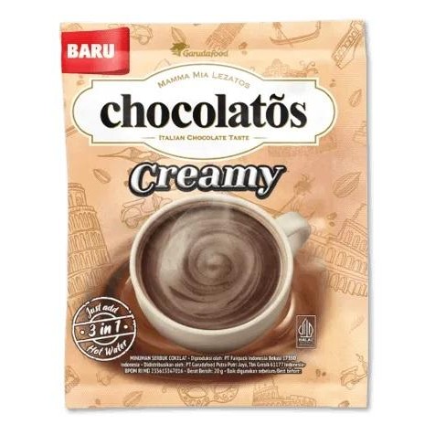

CHOCOLATOS DRINK 28 GRAM MINUMAN COKLAT BUBUK MATCHA RENCENG SACHET - CREAMY