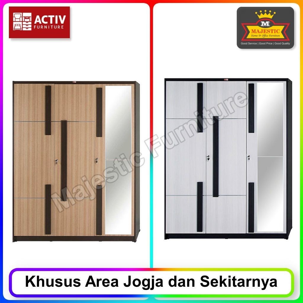 Lemari Pakaian 3 Pintu Cermin - Activ Kofi LP 305 - Jogja