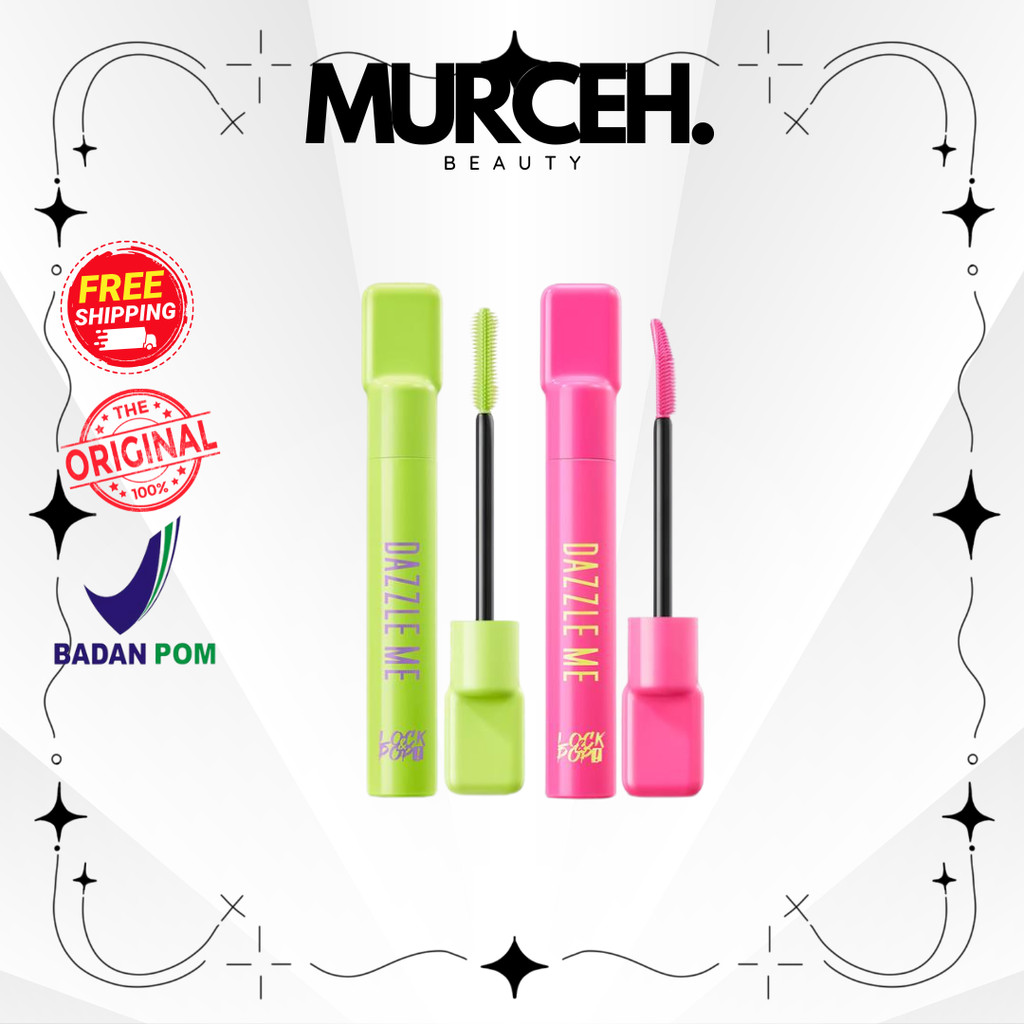 [MURCEH] DAZZLE ME Lock & Pop Duo Mascara VoluMAX-ing LongLASH-ting 7g Waterproof Smudgeproof Long L