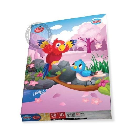 

Buku Tulis SIDU 58 Lembar / Buku Tulis Bergaris [PACK-10 PCS]