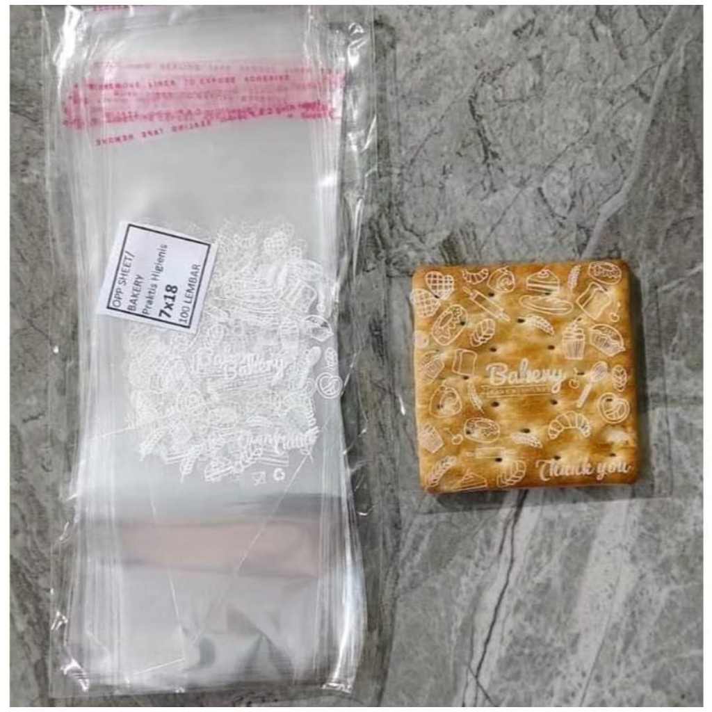 Plastik OPP Bakery / Plastik Lembaran / Plastik Risol Lumpia Jajanan Pasar