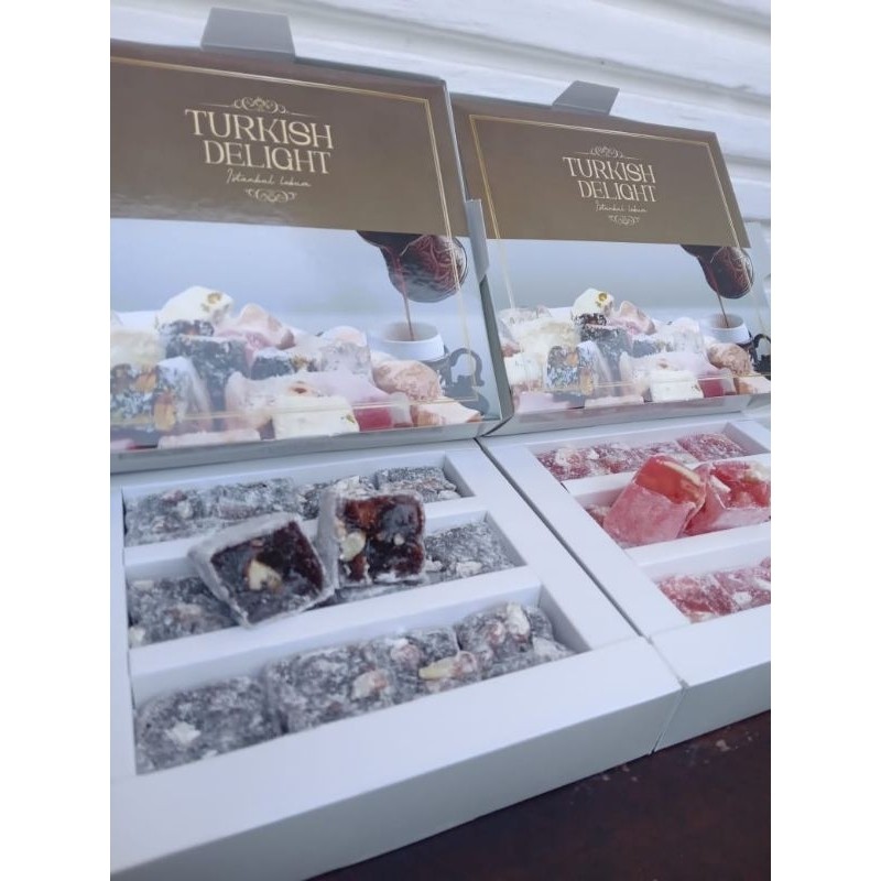 

TurkishDelight Lokum Almond Chocolate 180 Gr