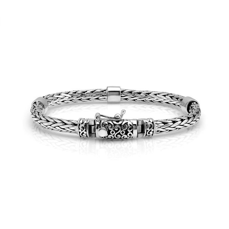 Gelang Perak Tripitaka -Tripitaka Silver Bracelet